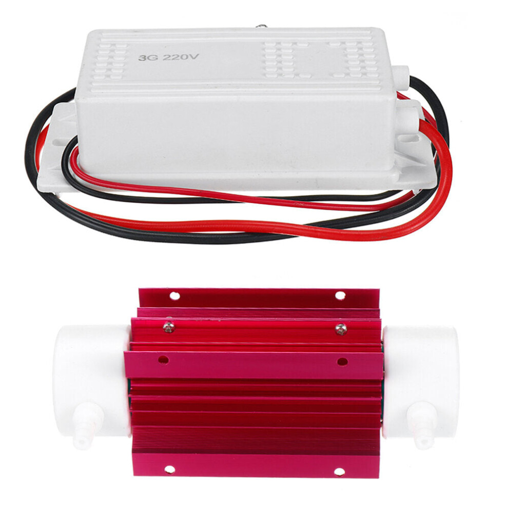 AC220 3G/H 3grams Quartz Tube Type Ozone Generator Kit Ozone Air Water Purifier