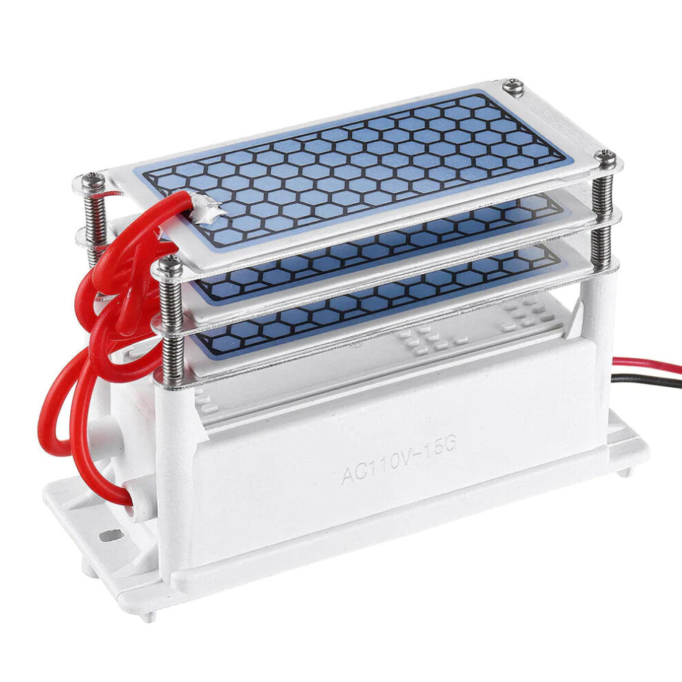 (220V EU) 110V/220V 15g Ozone Generator Chip Active Oxygen Disinfection Machine Air Purifier
