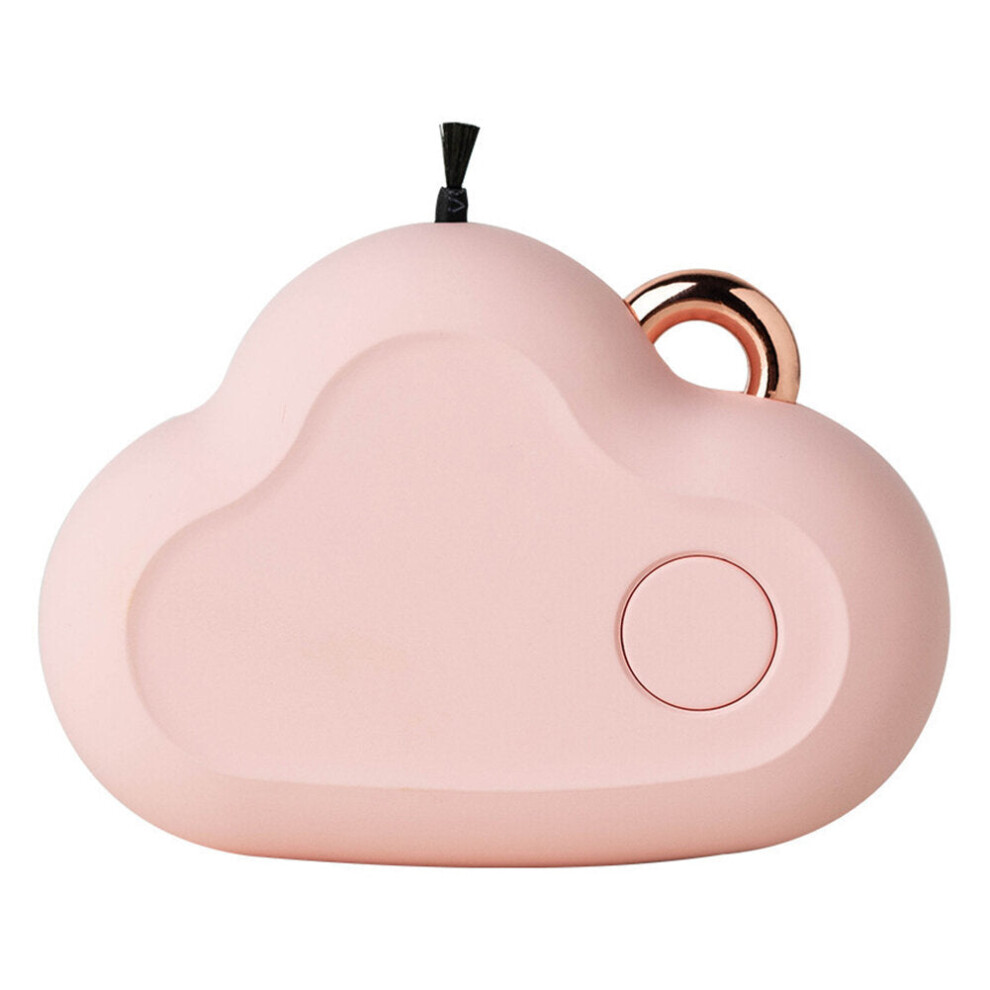 (Pink) Portable Personal Hanging Neck Air Purifier Wearable Negative Ion Generator PM2.5 Formaldehyde Removal Filters
