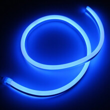 (Blue) 1M 2835 LED Flexible Neon Rope Strip Light Xmas Outdoor Waterproof 220V