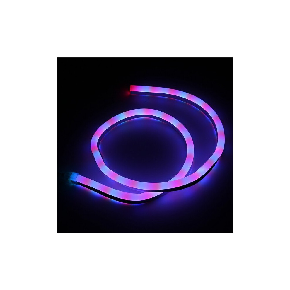 (Multicolor) 1M 2835 LED Flexible Neon Rope Strip Light Xmas Outdoor Waterproof 220V