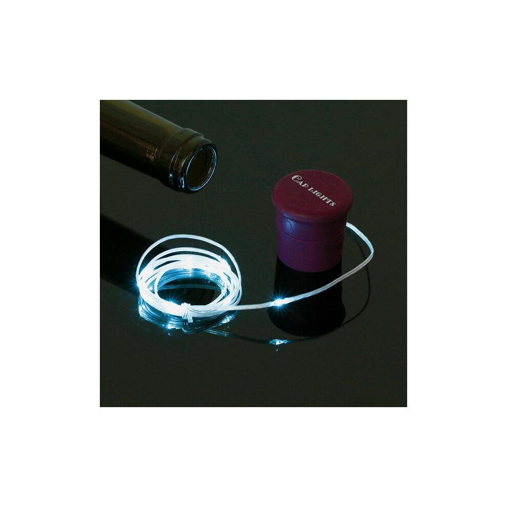 (Pure White) 1M 2W 10LEDs 3 Modes RGB Warm White Pure White Wine Bottle String Light For Party-image-OPC-PGKP7M2-NEW