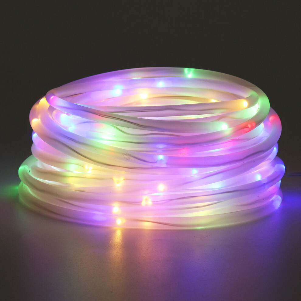 (Colourful Light) DC3.7-5V 10M 100LED Outdoor Tube Rope Strip String Light RGB Lamp Xmas Home Decor Lights-image-OPC-PGKP7P6-NEW