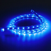 (Blue) 4M 14W Waterproof IP67 SMD 3528 240 LED Strip Rope Light Christmas Party Outdoor AC 220V