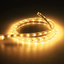 (Warm White) 4M 14W Waterproof IP67 SMD 3528 240 LED Strip Rope Light Christmas Party Outdoor AC 220V