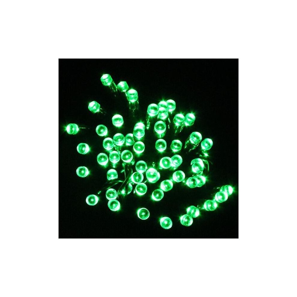 (Green) 8M 60 LED Solar Power String Fairy Light Outdoor Party Wedding Christmas Garden Decor