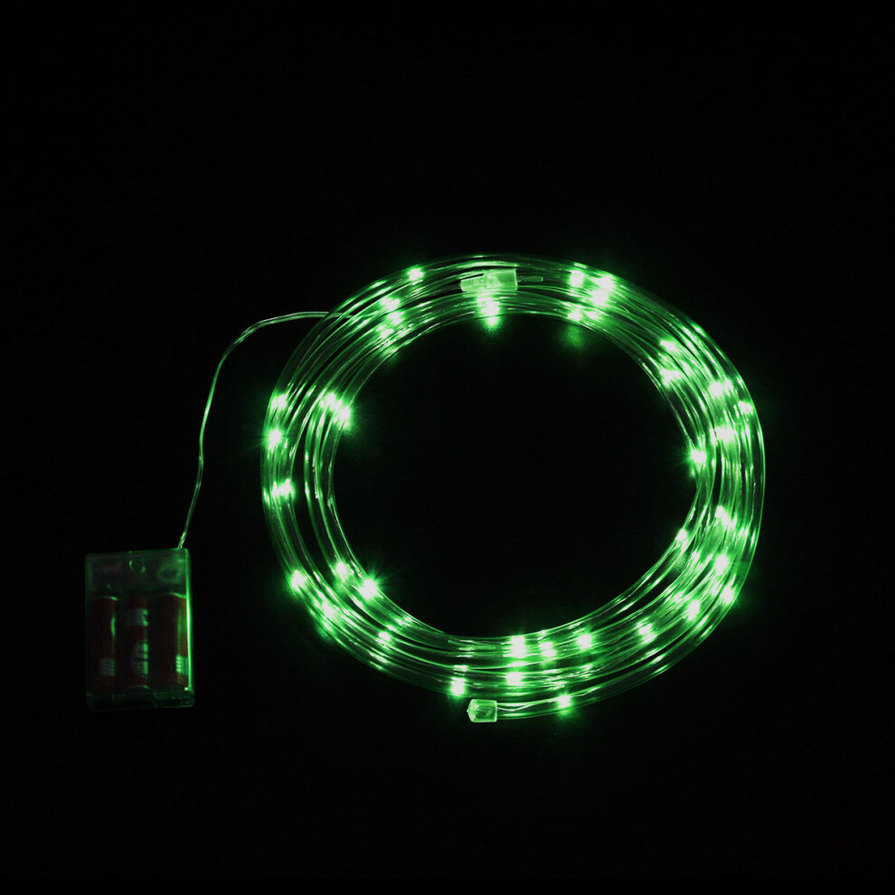 (Green) Battery Operated Bright LED String Light for Game Corn Hole Bean Bag Toss Board Sandbag