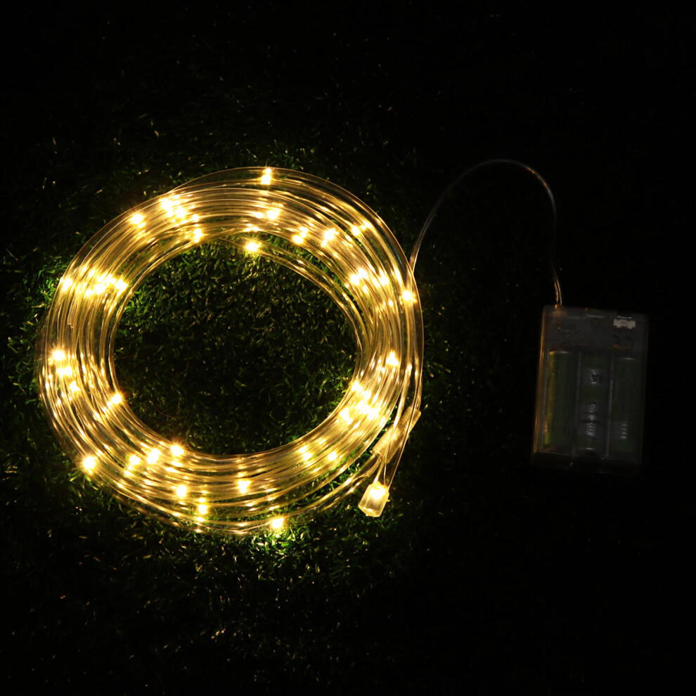(Warm White) Battery Operated Bright LED String Light for Game Corn Hole Bean Bag Toss Board Sandbag