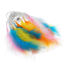 (2.2m) Battery Powered 1.2M 2.2M Colorful Feather Shaped Warm White Indoor Fairy String Light For Christmas