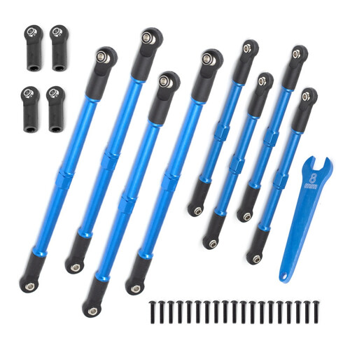 Kit leva di aggiornamento per auto RC per 1/10 blu 2