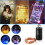 (Blue) Battery Powered 10M Waterproof Copper Wire Black Shell Fairy String Light For Christmas Wedding 5