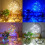 (Blue) Battery Powered 10M Waterproof Copper Wire Black Shell Fairy String Light For Christmas Wedding 7