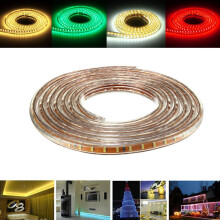 (White) 2M 3014 Waterproof LED Rope Lamp Party Home Christmas Indoor/Outdoor Strip Light 220V