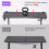 160cm Long T-Shape Gaming Desk Height Adjustable RGB Computer Table 7