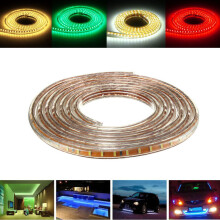 (White) 3M SMD3014 Waterproof LED Rope Lamp Party Home Christmas Indoor/Outdoor Strip Light 220V