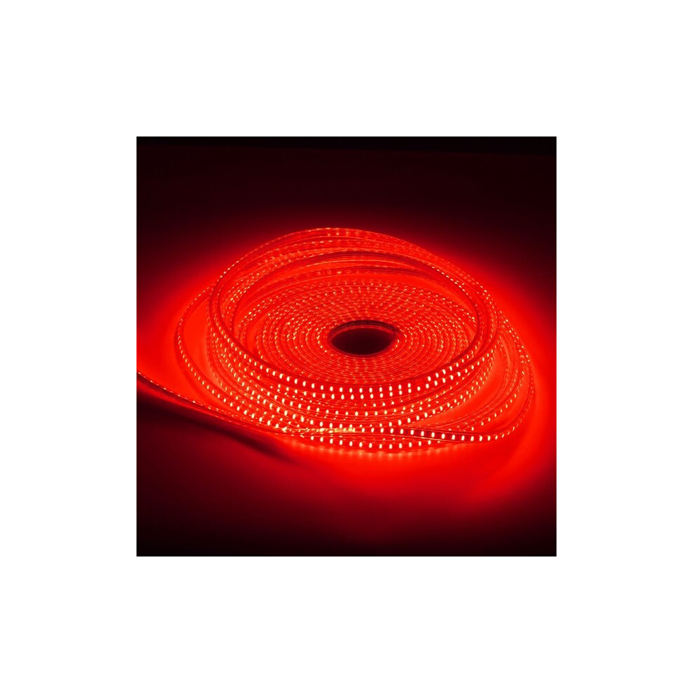 (Red) 6mm Width Non-waterproof S Shape 2835 DC12V 5M Bendable DIY LED Strip Light Channel Letters Advertising Lamp