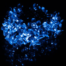 (Blue) 20 LED Battery Copper Wire String Fairy Light Wedding Xmas Party Lamp Waterproof