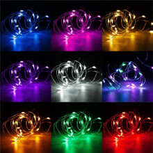 (RGB) 20 LED Battery Copper Wire String Fairy Light Wedding Xmas Party Lamp Waterproof