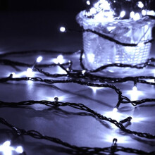 (White) 20M 200 LED String Fairy Light Outdoor Christmas Xmas Wedding Party Lamp 220V