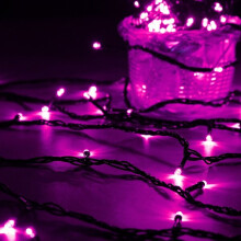 (Pink) 20M 200 LED String Fairy Light Outdoor Christmas Xmas Wedding Party Lamp 220V