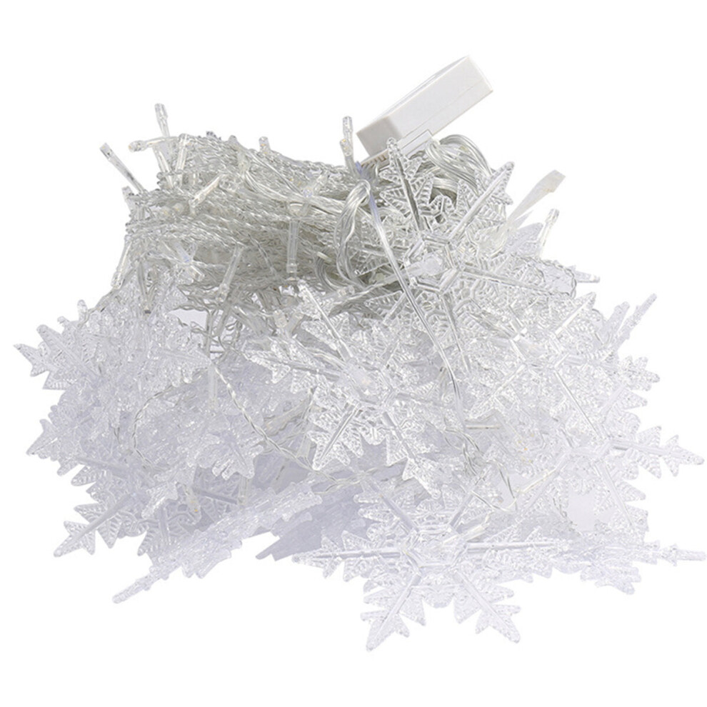 (Blue) 96 LED Snowflake String Curtain Window Lights Colorful Wedding Lamp 8 Modes-image-OPC-PGKP97R-NEW