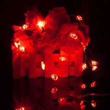 (Red) 2M 138 LED Christmas Wedding Xmas Party Decor String Fairy Window Wall Star Light
