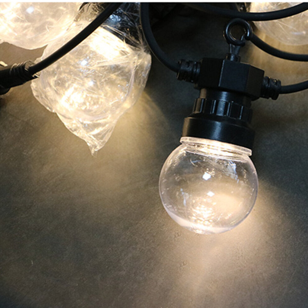 (Transparent, 10M) 5M 10M Festive Lights Indoor Outdoor Festoon Bulb LED String Party Decor Light EU Plug-image-OPC-PGKP9MJ-NEW