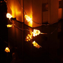 (Warm White) 2M 20 LED Battery Powered Christmas Tree String Fairy Light For Xmas Party Weddinng Decor