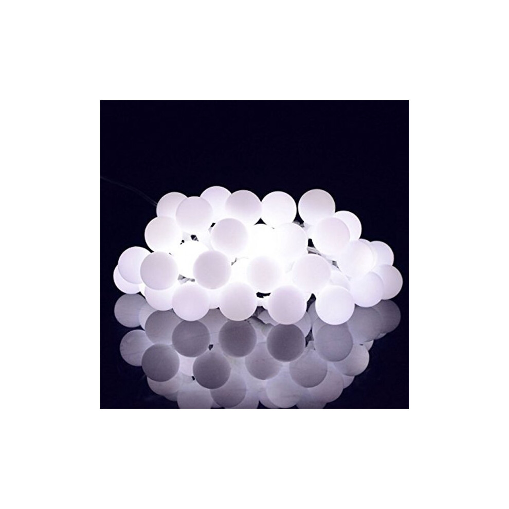 (Pure White) Battery Powered 6M 40LEDs Globe Ball Fairy String Lights for Christmas Patio-image-OPC-PGKP9RN-NEW