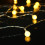 (Warm White) Battery Powered 8 Modes 10 Branches 60LED Peacock String Holiday Light with 19Keys Remote Control 10