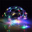 (Red) Battery Powered 5M 50LEDs Waterproof Silver Wire Fairy String Light for Christmas +Remote Control 8