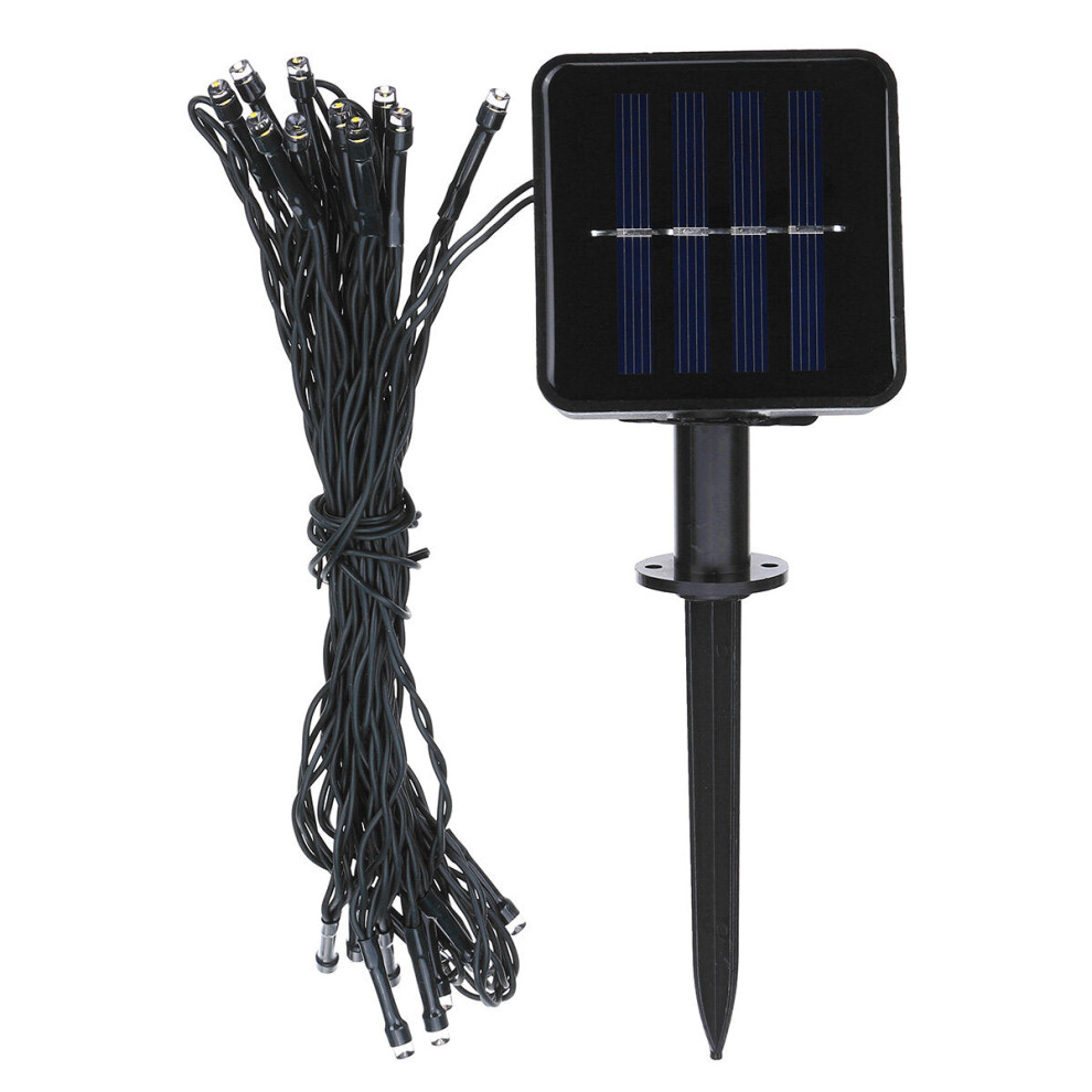 (12M) 5/7/12m LED Solar Outdoor Waterproof Watercolor Lamp Christmas Light String Balcony Garden Garden Decorative Lights