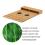 Couch Cup Holder Wood Multifunction TV Remote Holder 6