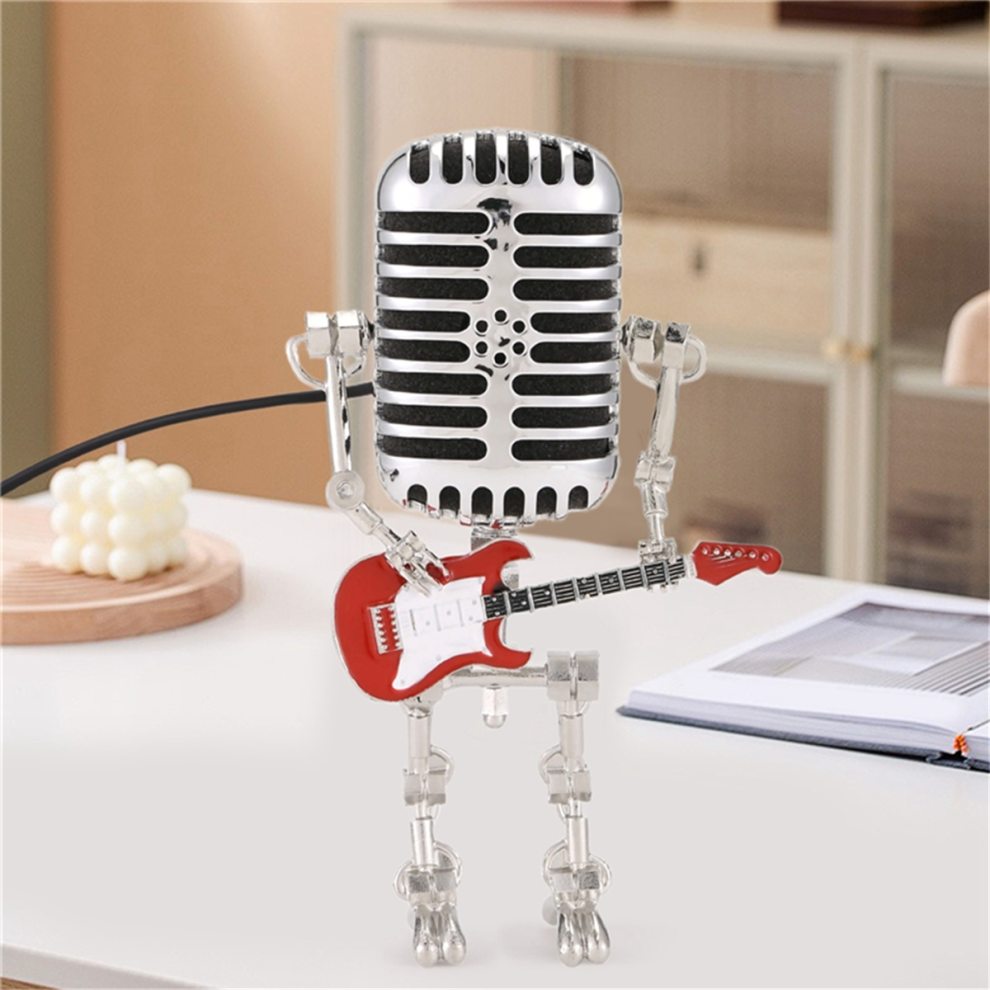 2pc Mic Rockbot,Vintage Microphone Robot Desk Lamp-image-OPC-PGKPBTY-NEW