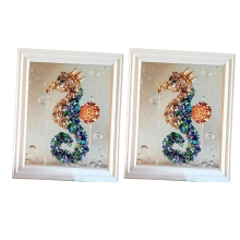 Ocean Glass Art Set, Geeignet für die Selbstmontage durch Erwachsene,