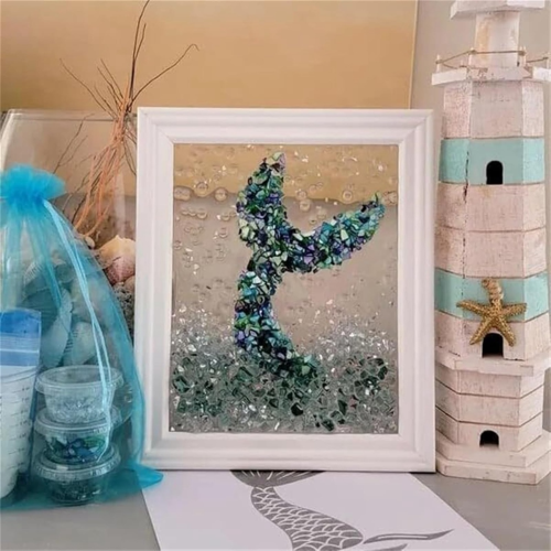 Σετ τέχνης Ocean Glass, κατάλληλο για συναρμολόγηση DIY για ενήλικες, 2