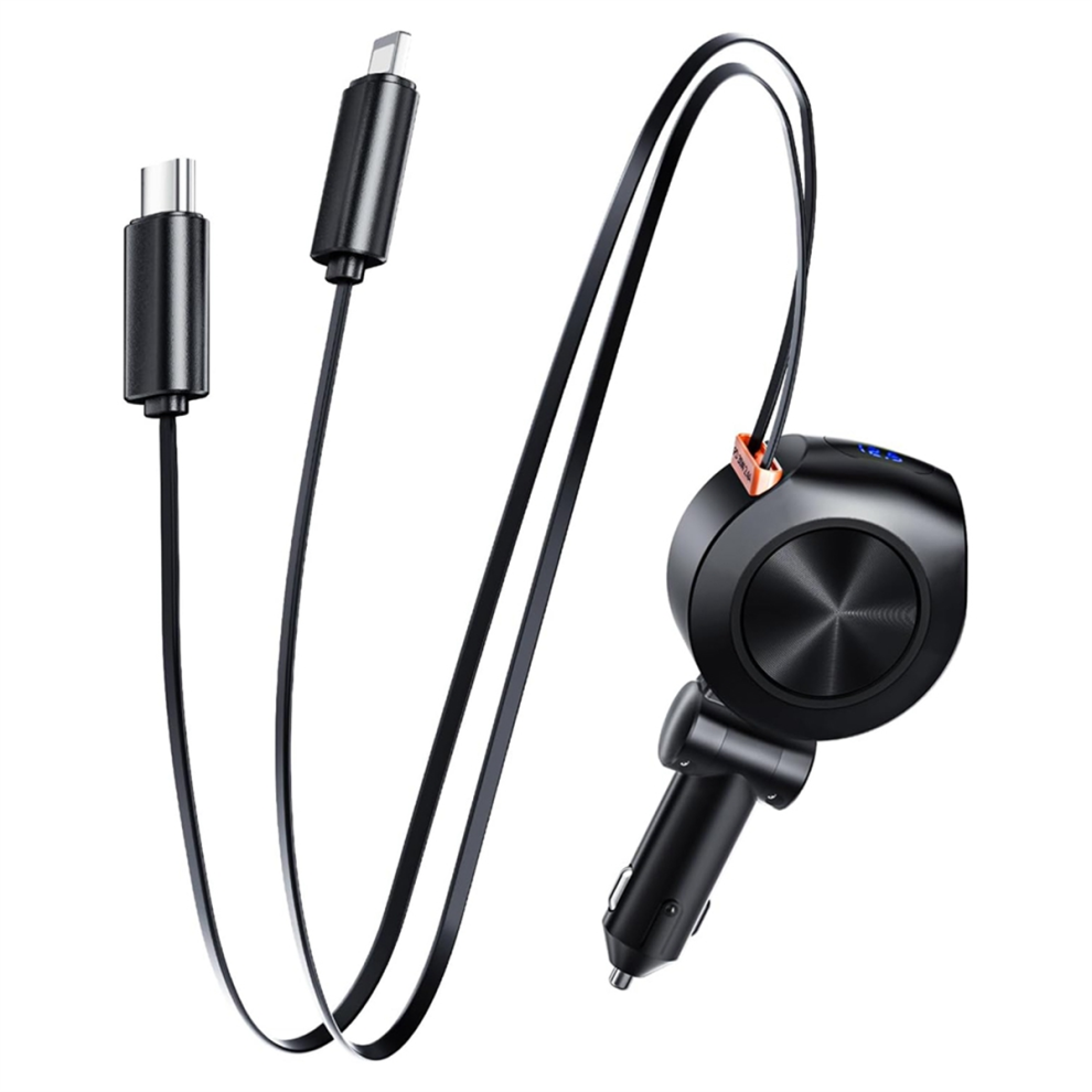 Caricabatterie Rapido Per Auto 4 In 1, Caricabatteria Per Telefono Da Auto Da 69 W-image