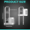 2 Pcs 4 Digit Combination Lock Code Cabinet Lock 3
