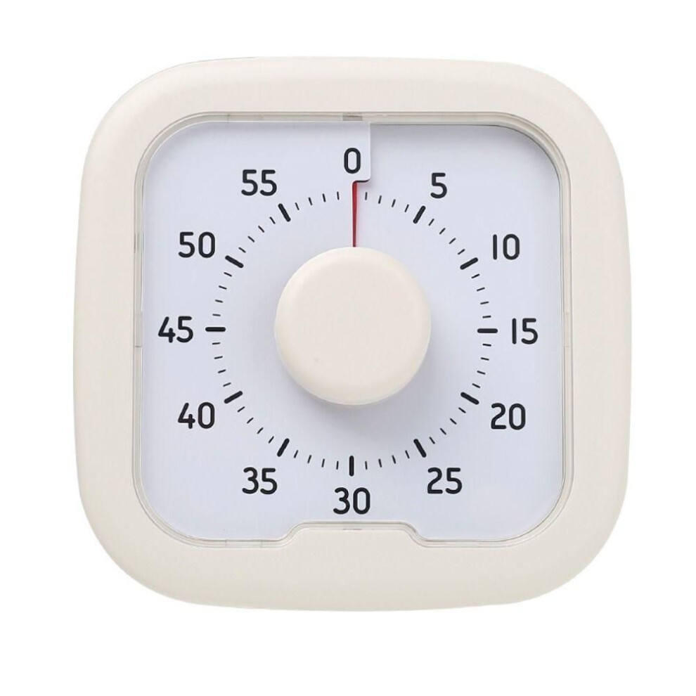(white) Silent Visual Timer 60-Minute Kitchen Cooking Timer Convenient Countdown Timer  Reading Room