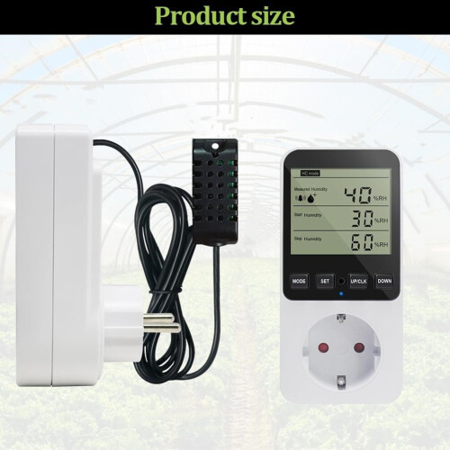 Humidity Controller, Temperature Controller Socket 230 V, EU Plug 2