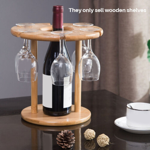 Σχάρα για ποτήρια κρασιού Ανεξάρτητη βάση αποθήκευσης Stemware 2