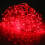 (Red) 32M Solar Powered LED String Copper Wire Fairy Light Christmas Lamp Waterproof 15