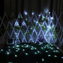 (Pure White, 3M*3M) 3M*1M 3M*3M USB LED Curtain Window String Light with Hook Up Icicle Garland Christmas Wedding Lamp Decor