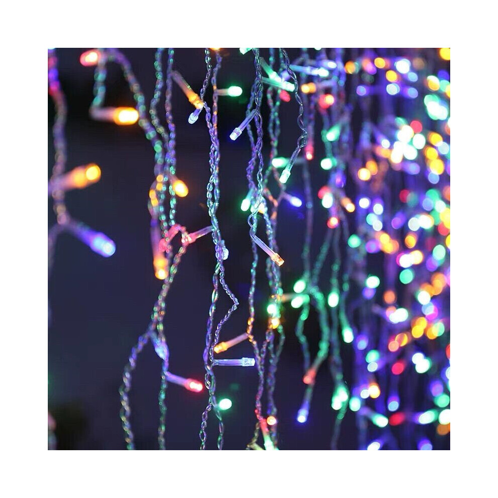 (Colorful) 3x10M 1000LED Curtain String Light Waterproof Fairy Light Christmas Wedding Festival Decor AU Plug 220V
