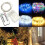 (White) 10M 100 LED Battery Operated Silver Wire String Fairy Light Christmas + Remote Controller 1