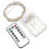 (White) 10M 100 LED Battery Operated Silver Wire String Fairy Light Christmas + Remote Controller 2