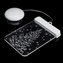 (Christmas Tree) Christmas Hanging LED String Light Warm White Battery Supply Festival Party Holiday Light Decor