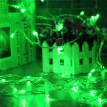 (Green) 10M 100LED Fairy String Christmas Light Outdoor Waterproof Wedding Holiday Party Lamp EU Plug