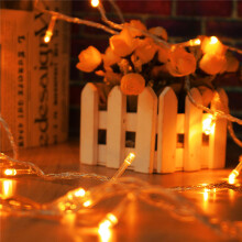 (Yellow) 10M 100LED Fairy String Christmas Light Outdoor Waterproof Wedding Holiday Party Lamp EU Plug