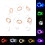 (Multicolor) Battery Powered Mini 1M 10LEDs Copper Wire Fairy String Light for Christmas Patio 4